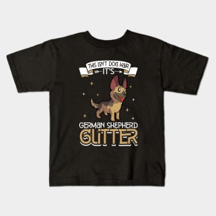 German Shepherd glitter Kids T-Shirt